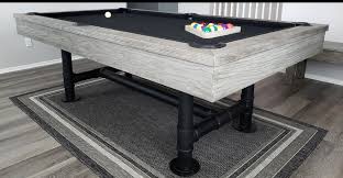 If a player jumps an object ball off the table on the break shot, it is a foul and the incoming player has the option of (1) accepting the table in position and shooting, or (2) taking cue ball in hand behind the head string. Plank And Hide Pool Tables Online So Cal Pool Tables