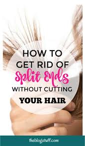 If you're not due for a full haircut, you can take care of the split ends yourself. How To Get Rid Of Split Ends Without Cutting Your Hair