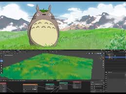 1 Tutorial Ghibli Breath Of The Wild Anime Stylized Grass In Blender Cycles Only Youtube Visual Effects Blender Tutorial Travel Art