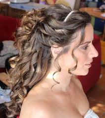 Coiffure pour mariage cheveux mi long coiffure 2015. 25 Coiffures De Mariee Avec Cheveux Boucles