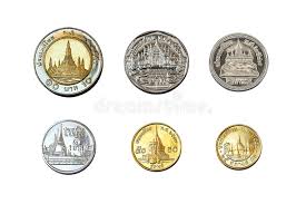 Satangs Baht Thailand Coins Stock Image Image Of Love King 7906745
