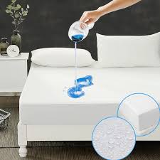 Dfh Size 200x200cm Cheapest Smooth Waterproof Mattress Protector Cover For Bed Wetting Breathab Waterproof Mattress Mattress Protector Waterproof Mattress Pad