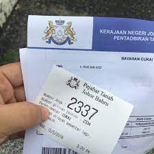 Resit bayaran cuk ai tanah/ cukai petak (resit cukai semasa) kecil sederhana besar (a) besar (b) ptg_resit_cukai_tanah.pdf 13. Photos A Pejabat Tanah Daerah Johor Bahru 15 Conseils