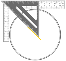 Skill Builder How To Find The Center Of Any Circle Make Tecnicas De Carpinteria Herramientas De Carpinteria Planos De Carpinteria