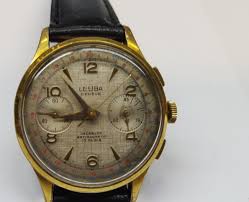 Cornavin was one of the first swiss watch brands to introduce the big date and became popular in the 1950s by developing fine mechanical watches. Herrenuhr Uhr Leuba Chronograph Geneva Incabloc Antimagnetic 17 Jewels Ma Shops