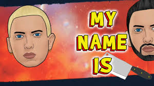 Hi My Name is‼️ #SlimShady #Eminem #LyricVideos #animation #Cartoon #...