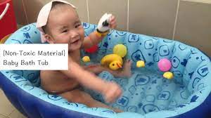 Rubber duck bubble bath cartoon character. Inflatable Baby Bathtub Youtube