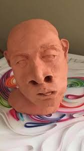 Homemade postcard sculpture made with son in 2010