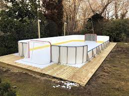20 X 40 Synthetic Ice Rink In 2021 Backyard Rink Backyard Ice Rink Ice Rink