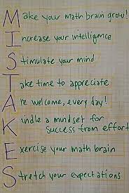 Jo Boaler Mistakes Poster Teaching Math Guided Math Co Teaching