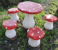 Painted Toadstool Childrens Set Kennedy S Fairy Garden Gardening For Kids Toadstool Disney Garden