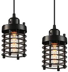 Industrial Pendant Light Licperron E26 E27 Base Edison Caged Industrial Hanging Pendant Light V Industrial Pendant Industrial Pendant Lights Bulb Pendant Light