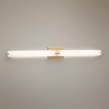 George Kovacs Tube 39 1 2 Wide Gold 2 Light Led Bath Light 56j86 Lamps Plus Bath Light Bathroom Led Light Fixtures Led Lights
