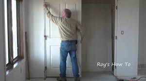 Might B Helpful For Ellie S Room How To Install Prehung Interior Double Doors Video Double Doors Interior Prehung Interior French Doors Doors Interior