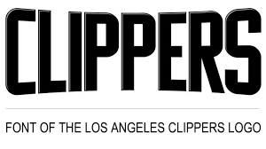 Los Angeles Clippers Logo Font Logos Logo Fonts Los Angeles Clippers