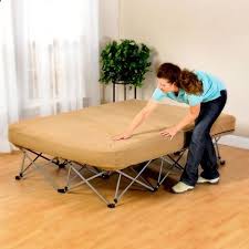 Years Ago I Purchase An Air Mattress Frame Which Was Similar To Ozark Trails It Folds Unfolds Like A Camp Ch Air Mattress Frame Mattress Frame Camping Chairs