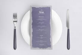 Download Free Restaurant Menu Card Mockup Free Mockups Pixelify Net