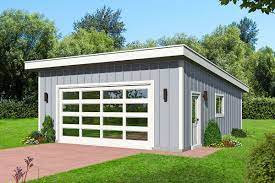 Plan 68576vr Modern Double Garage 2 Car Garage Plans Garage Workshop Plans Garage Plan