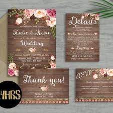Vintage Wedding Invitation Set Printable Wedding Invitation Etsy In 2021 Cricut Wedding Invitations Wooden Wedding Invitations Wedding Invitations Rustic