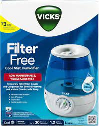 Vicks Filter Free Cool Mist Humidifier V4600 White Walmart Com Cool Mist Humidifier Vicks Humidifier