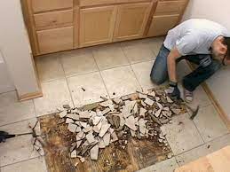This involves drilling and chipping away the tile, so you must wear protective goggles, as shards of tile will fly everywhere. How To Install A Tile Floor Inset How Tos Diy