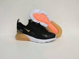 Discount Nike Air Max 270 Kids Black White Yellow Nike Air Max Nike Air Max 270