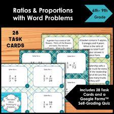 Proportional relationship quantities change in relationship to each other. Ratios And Proportions Word Problems Worksheets Teaching Resources Tpt