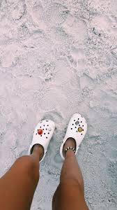 Aesthetic Black Crocs With Charms Pin By Yerin On C R O C S Crocs Croc Charms Cute Shoes