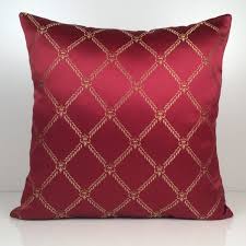 Ruby Red Light Burgundy Decorative Throw Pillow Cover Satin Etsy Decorative Throw Pillow Covers Throw Pillows Burgundy Pillows