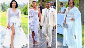 It's best to have these three things squared so if, say, the simplest frosted wedding cake at a particular bakery is $5 per person, the more complicated the design elements, the more the. All Photos From Somizi And Mohale White Wedding Jozi Wire