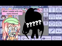 Creating A Character With My Eyes Closed Gacha Life Youtube In 2021 Creating Characters Background Eraser My Eyes