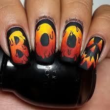 This classic halloween nail design from nail artist @amyytran is surprisingly easy to recreate. 50 Spooky Halloween Nail Art Designs For Creative Juice