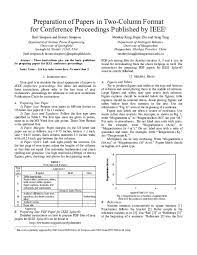 A style is a set of formatting characteristics that you can apply to text, tables and lists in your document to quickly change their appearance. Doc Ieee Conference Paper Template Adi Saputra Academia Edu