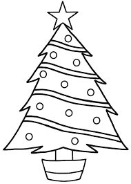 Each coloring sheet can be printed off with or without a title, with your choice of font, as a tracer. Star On Top Christmas Trees Coloring Pages Color Luna