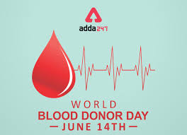 Hemophilia day paper craft poster. World Blood Donor Day 14th June
