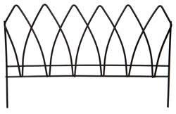 Scraping the spikes from left to right in the soil helps to seat it well. Metal Lawn Edging