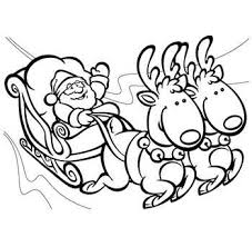 The spruce / wenjia tang take a break and have some fun with this collection of free, printable co. Reindeer Santa Sleigh Coloring Pages
