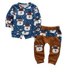 0 24m Newborn Baby Boy Girls Clothes Sets Animal Print Long Sleeve Top Pants Leggings Winter Autumn Warm Outfit Baby Boy Clothes Clothing Sets Aliexpress