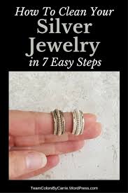 How To Clean Your Silver Jewelry In 7 Easy Steps Cleaning Silver Jewelry Silver Jewelry Cleaning Jewelry