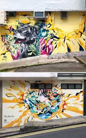 Murals Sun Life Murals In 2020 Colorful Murals Unique Wall Art Mural