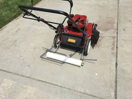 Cut the bulk of the yard with a small push or electric mower. Stripes For Days Homemade Diy Striping Kit Lawncare