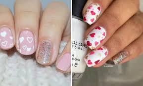 Paint them as valentine's nail designs or anytime of the. Heart Nail Designs For Valentine S Day Thelatestfashiontrends Com