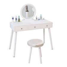 Panneaux de fibres de moyenne densité (e1) finition : Coiffeuse 90 40 120 Cm Meuble Maquillage Tabouret Rembourre Pour Chambre Ou Dressing Noire Et Creme Achat Vente Coiffeuse Coiffeuse 90 40 120 Cm Meuble Soldes Sur Cdiscount Des Le 20 Janvier Cdiscount
