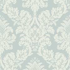 Madison glitter silver / grey rose wallpaper. Glitter Damask Wallpaper Blue Silver Pear Tree Uk10457
