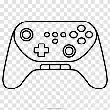 Download Wii Video Game Consoles Coloring Book Drawing Clip Art Finger Gamepad Transparent Png