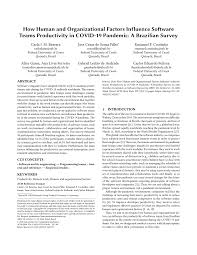 Anitta pre pa ra \ dance by rana suzana | facebook ・anitta pre pa ra rana suzana dance el muertito de sánchez. Pdf How Human And Organizational Factors Influence Software Teams Productivity In Covid 19 Pandemic A Brazilian Survey