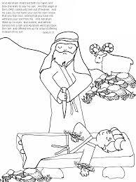 Abraham and sarah coloring pages Abraham S Son Isaac Coloring Page