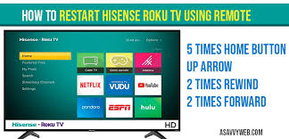 How To Restart Hisense Roku Tv Using Remote A Savvy Web