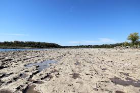 United states of america, ohio river. Falls Of The Ohio State Park An Indiana State Park Located Near Charlestown Clarksville And Floyds Knobs