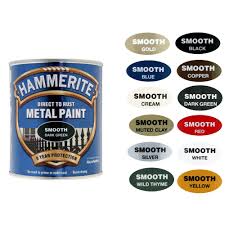 Hammerite Metal Paint Smooth With Wide Range Of Colours